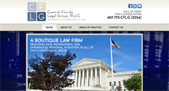 Desktop Screenshot of centralfloridalegalgroup.com